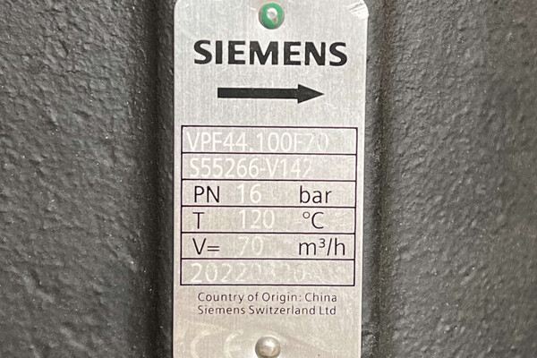 Siemens 2 wegklep DN100 - PN16  JL1040